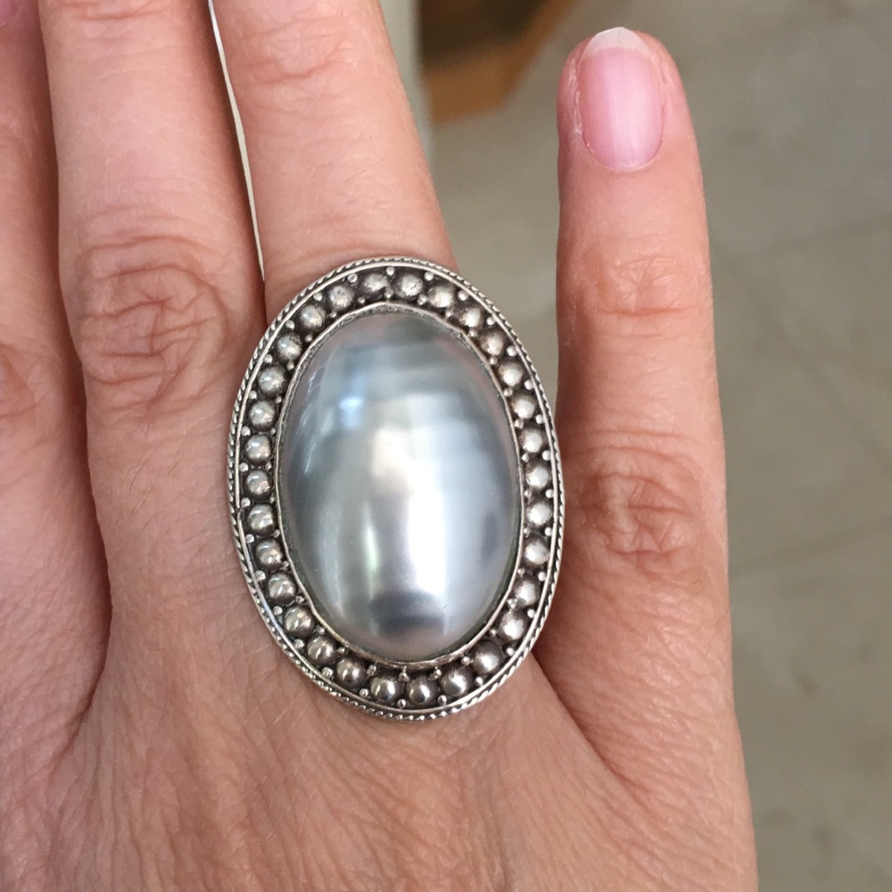 Artisan made solid sterling silver ring - Picture 2 of 11